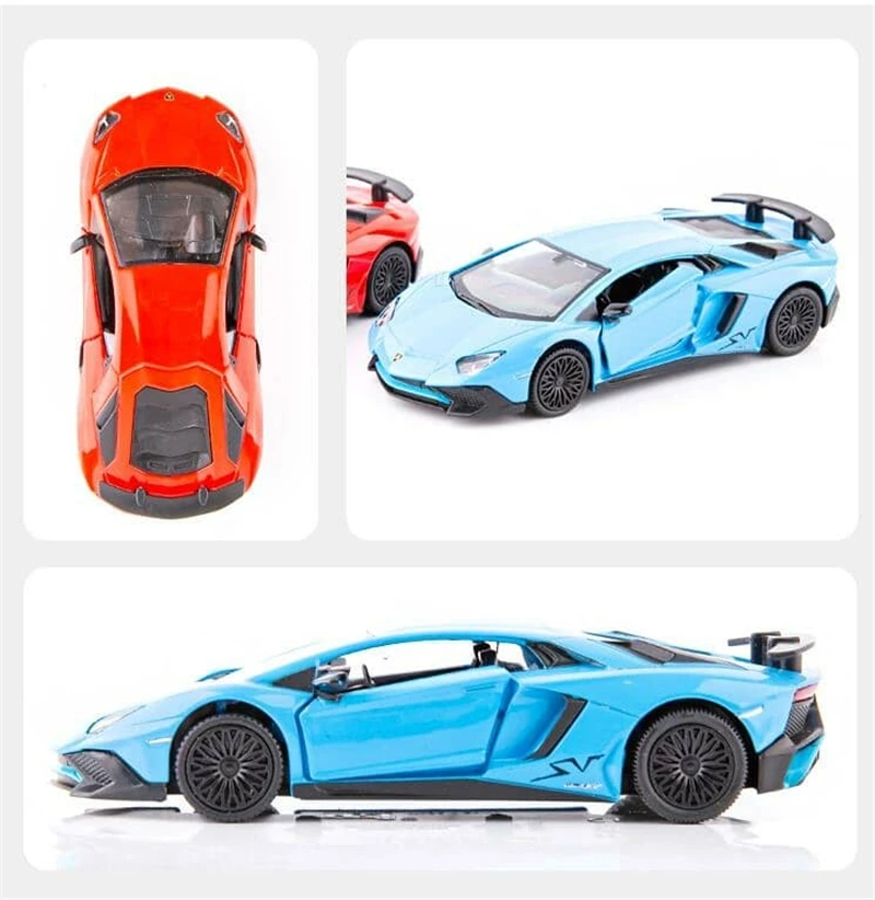 Lamborghini Aventador 1/36 металлический автомобиль отлитый под давлением модель игрушечные