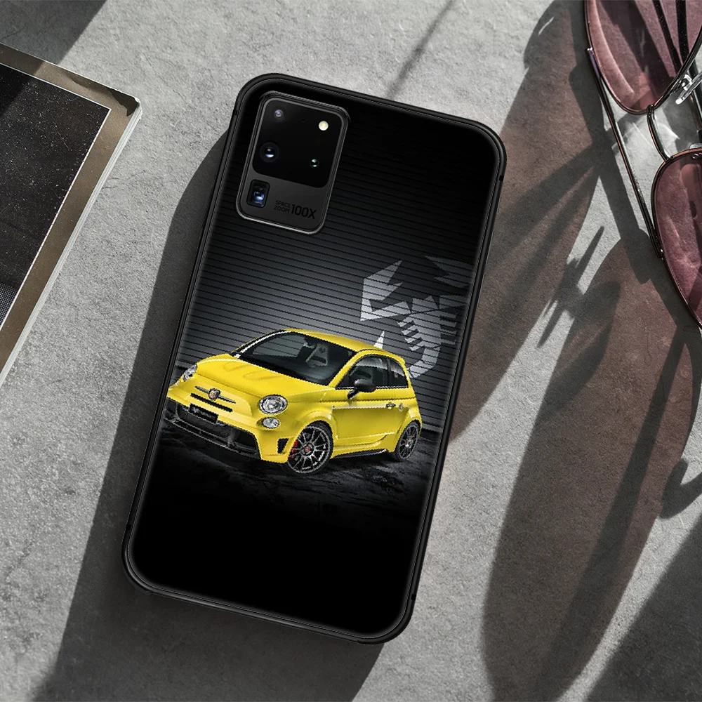 

abarthy Car logo Phone Case Cover Hull For Samsung Galaxy S 7 8 9 10 e 20 FE edge uitra plus Note 9 10 20 black Cover Luxury