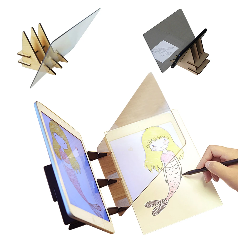 Детская водонепроницаемая доска для рисования зеркало отражение и затемнение |