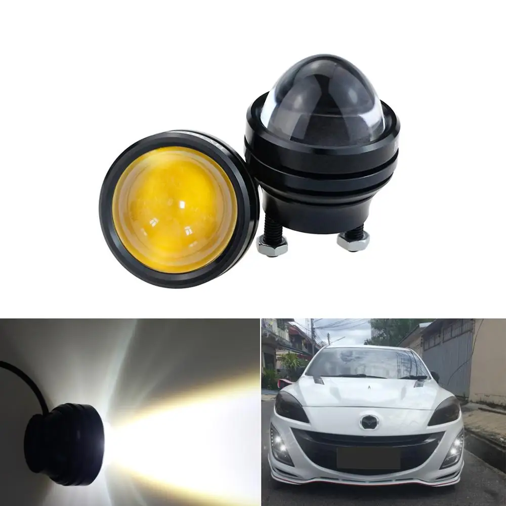 LEADTOPS 2 шт. светодиодный светильник для автомобиля &quotглаза дьявола&quot + линзы глаз