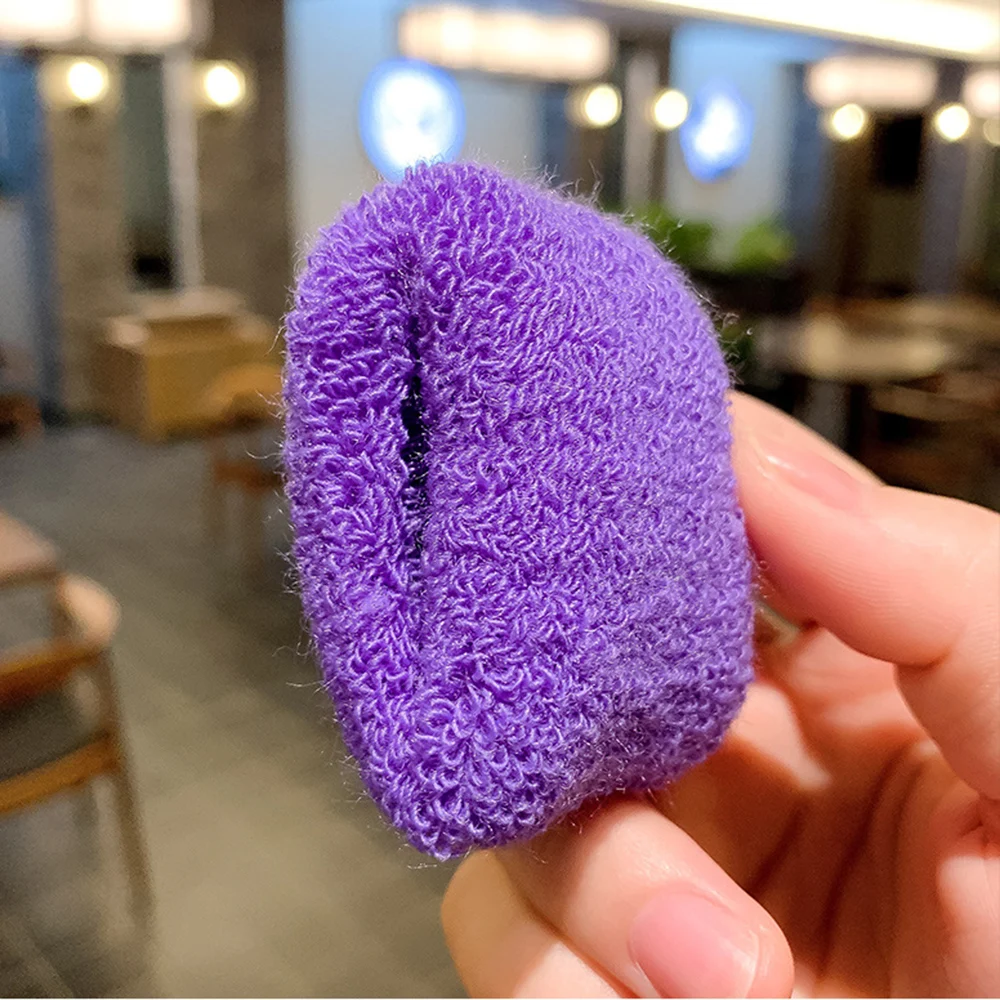 

6/12Pcs Women Girls Colorful Cloth Fabric Elastic Hair Bands Ponytail Holder Rubber Bands Scrunchie Headband Hair Accessories