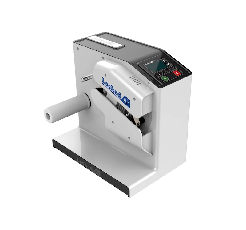 

2020 LOCKEDAIR Patent Air Bubble Film Mini Air Cushion Packaging Machine