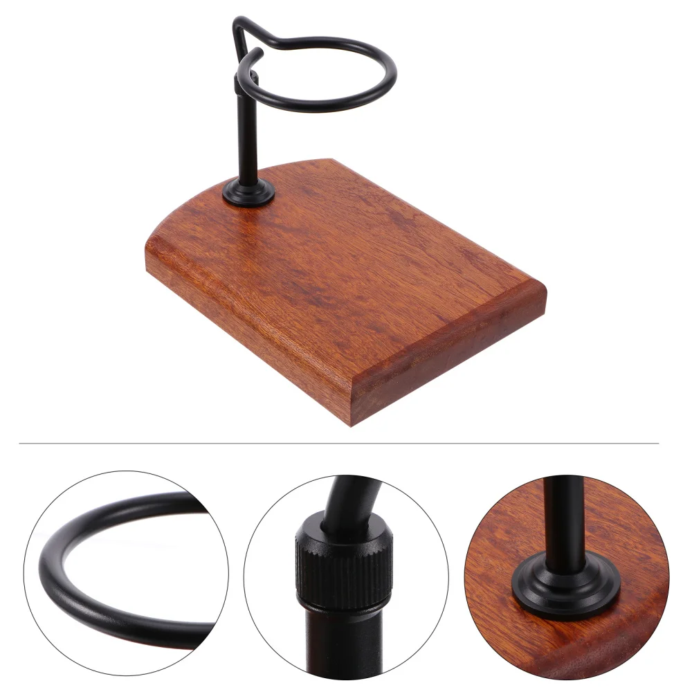 

1pc Coffee Dripper Stand Wood Base Hand Coffee Filter Holder Cup Holder