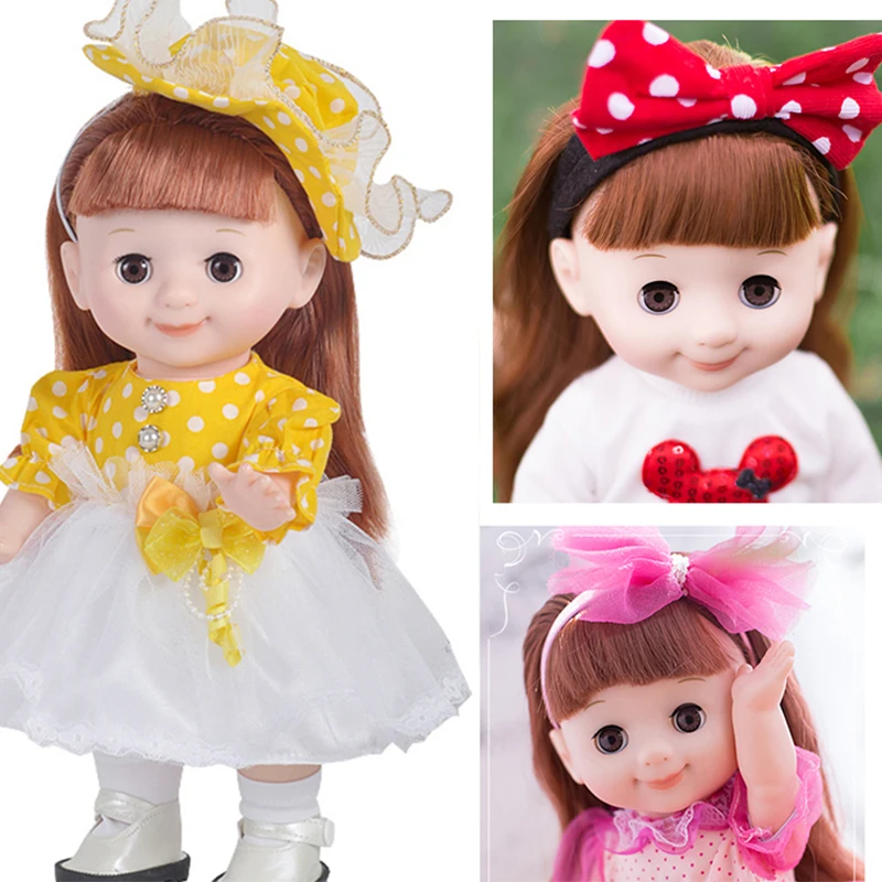 Говорящая умная кукла-девочка 32 см имитация новорожденного виниловая кукла