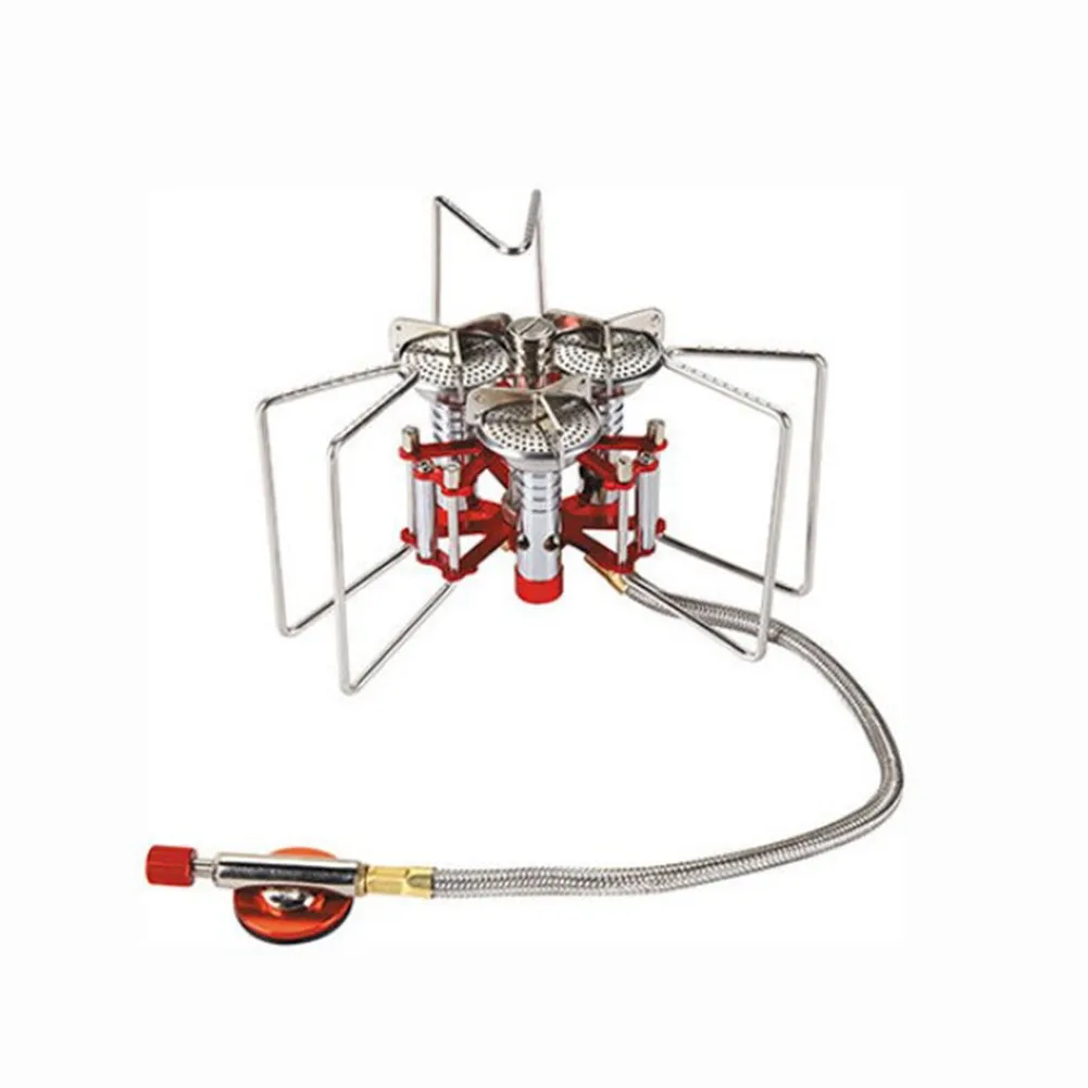 

Outdoor Gas Stove Camping Gas Burner Folding Electronic Stove Hiking Portable Foldable Portable Split Stoves Cooking Gear Cooker