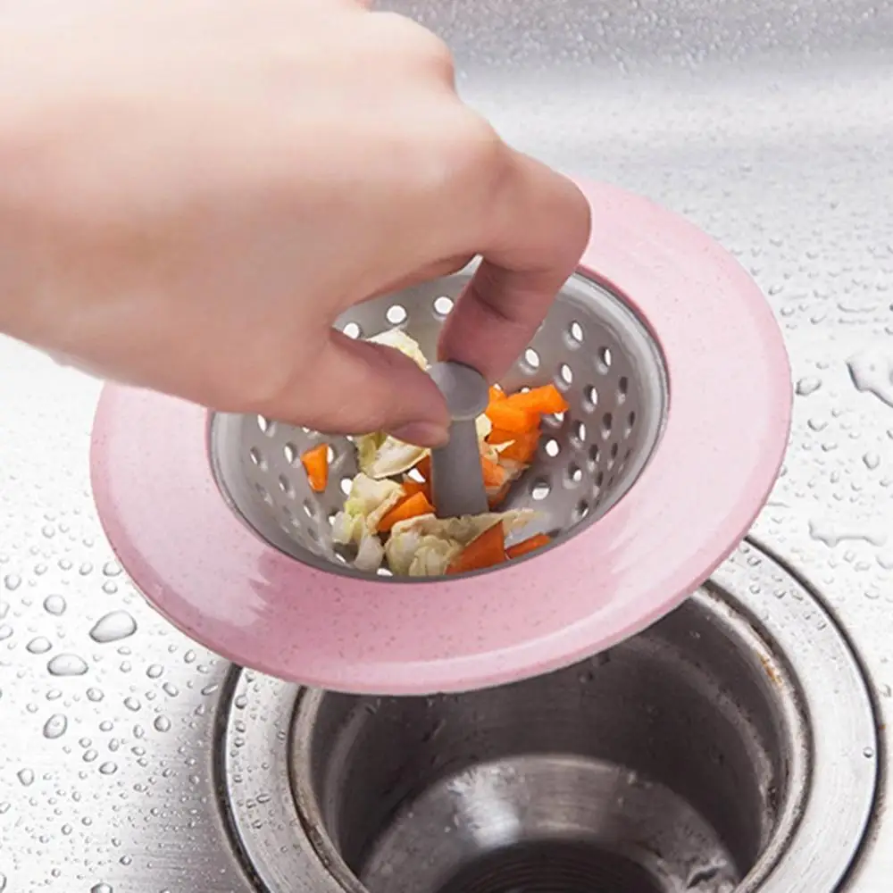 Силиконовый Сетчатый Фильтр для кухонной раковины ванной комнаты|Дуршлаги и