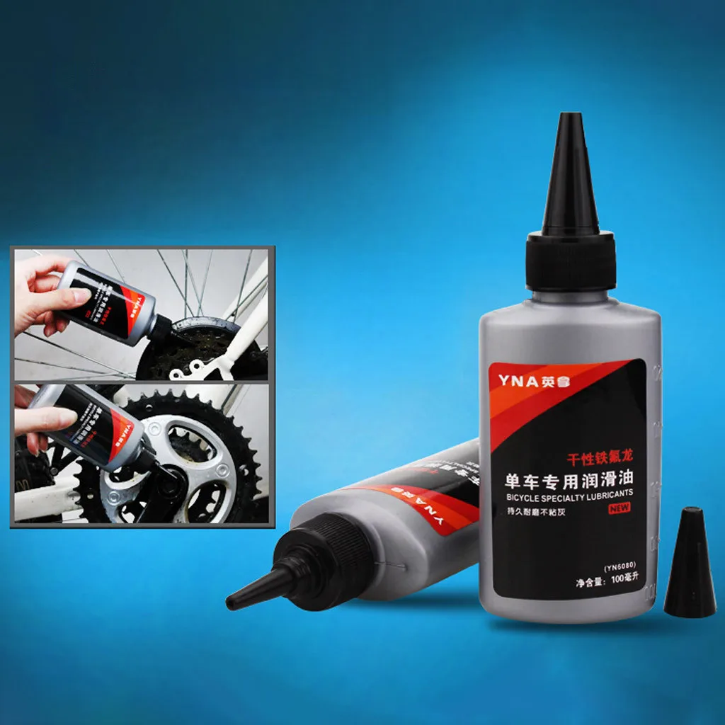 100ml Bicycle Special Lubricant MTB Road Bike Dry Lube Chain Oil for Fork Flywheel Cycling Accessories Repair Lubricating | Спорт и