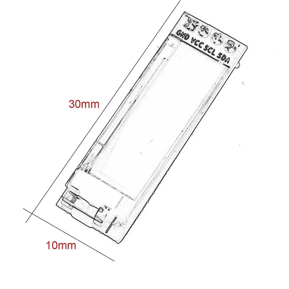 Модуль ЖК дисплея Iic I2c 0 91 дюйма 128x32 Oled 3 В 5 для Arduino Pic дюйма|ЖК-экраны и панели