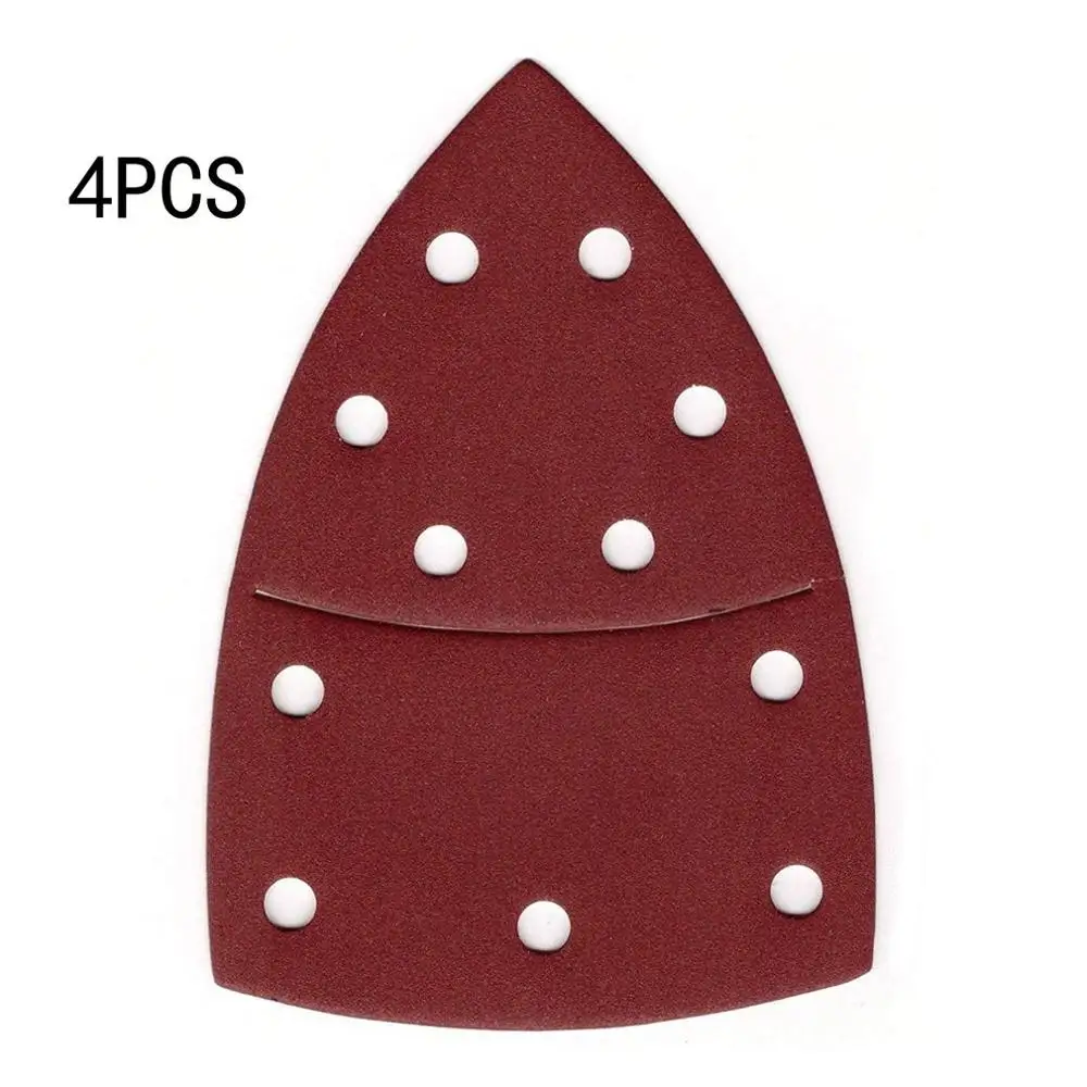 

4pcs Triangular Sandpaper Flocking Grinding Disc Self-adhesive Polishing Sandpaper High performance Sander Sand Paper