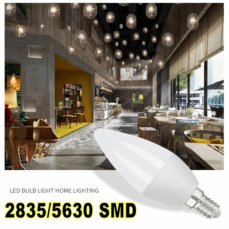 

10pcs LED Candle E14 7W 9W AC220V Save Energy spotlight Warm / cool white chandlier crystal Lamp Ampoule Bombillas Home Light