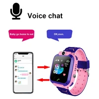 anti lost child lbs tracker sos smart monitoring positioning phone kids clock baby waterproof watch compatible ios android
