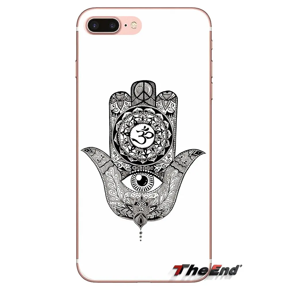 For Xiaomi Redmi 4A S2 Note 3 3S 4 4X 5 Plus 6 7 6A Pro Pocophone F1 Hamsa Soft Transparent Cases Covers |