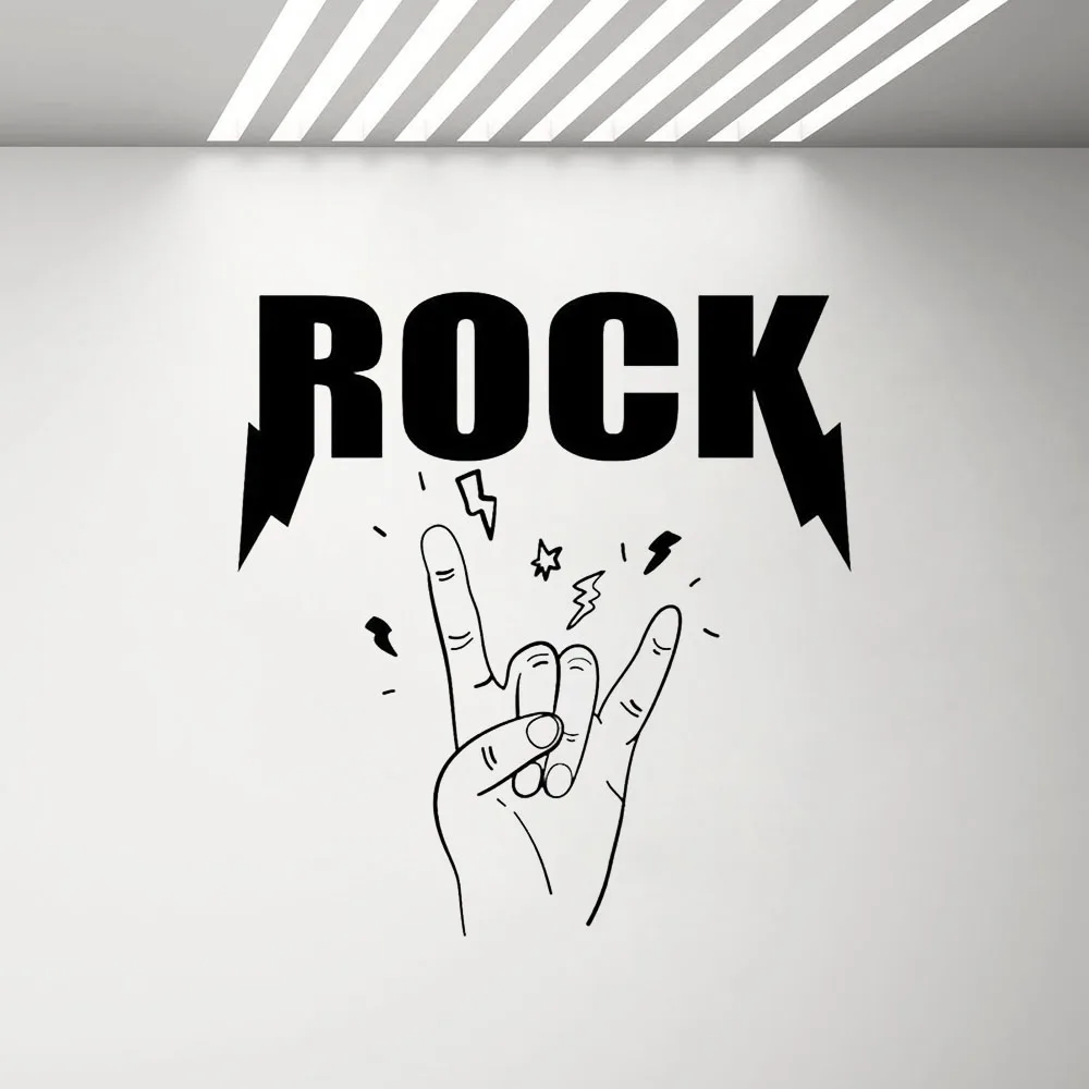 Настенная Наклейка G975 с мотивом рок музыки виниловый декор для комнаты спальни