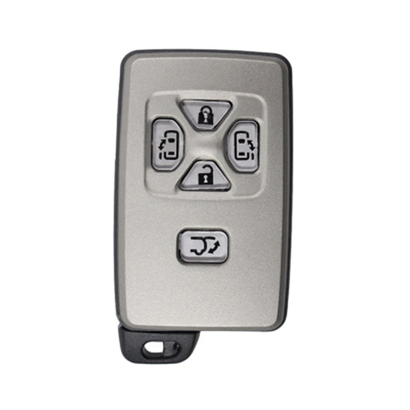 

Car Smart Card Remote Car Key Shell Case Fob 5 Button For Toyota Alphard Estima Vellfire