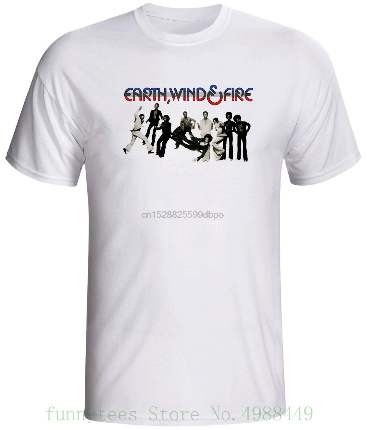 

Earth Wind And Fire Shirt T Shits Printing Short Sleeve Casual O-neck Cotton