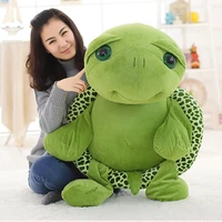 80cm 100cm large plush toy lovely big eyes tortoise soft stuffed animal cushion small sea turtles plushie dolls for kids gift