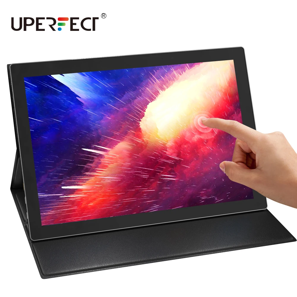 Монитор UPERFECT с сенсорным экраном 12,3 дюймов, Full HD 1920 × 1280, портативный дисплей, Mini HD и USB Type-C, подключи и работай, IPS экран - изображение