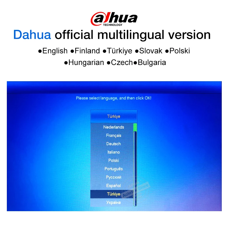 Dahua VTH1510CH S1 оригинальный многоязычный видеодомофон 7 дюймовый внутренний