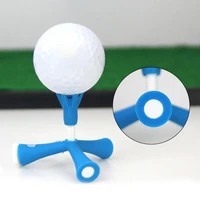 40hotportable golf tee adjustable abs anti flying tripod golf tee for training