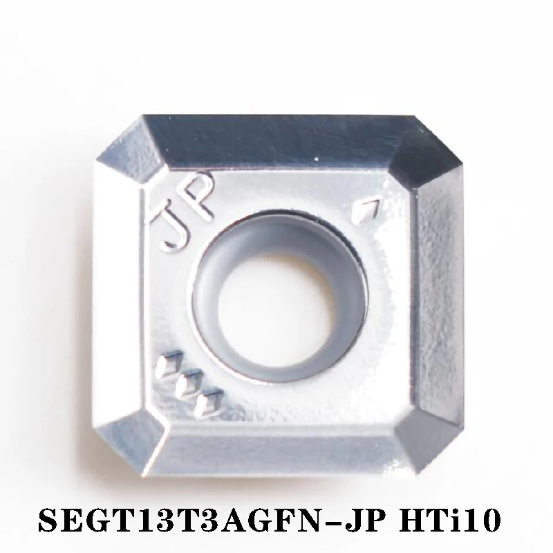 

SEGT SEGT13T3AGFN JP HTI10 10pcs Carbide Insert CNC Blade lathe Insertion Machined 13T3AGFN-JP 100% Original High Efficient
