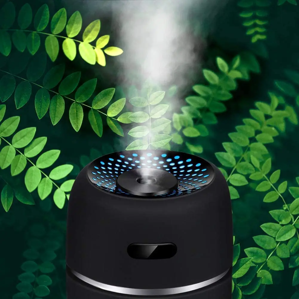 200/280/300ml Mini Air Humidifier USB Car Aroma Essential Oil Diffuser Home Fogger Mist Maker Sprayer LED Night Lamp Accessories |