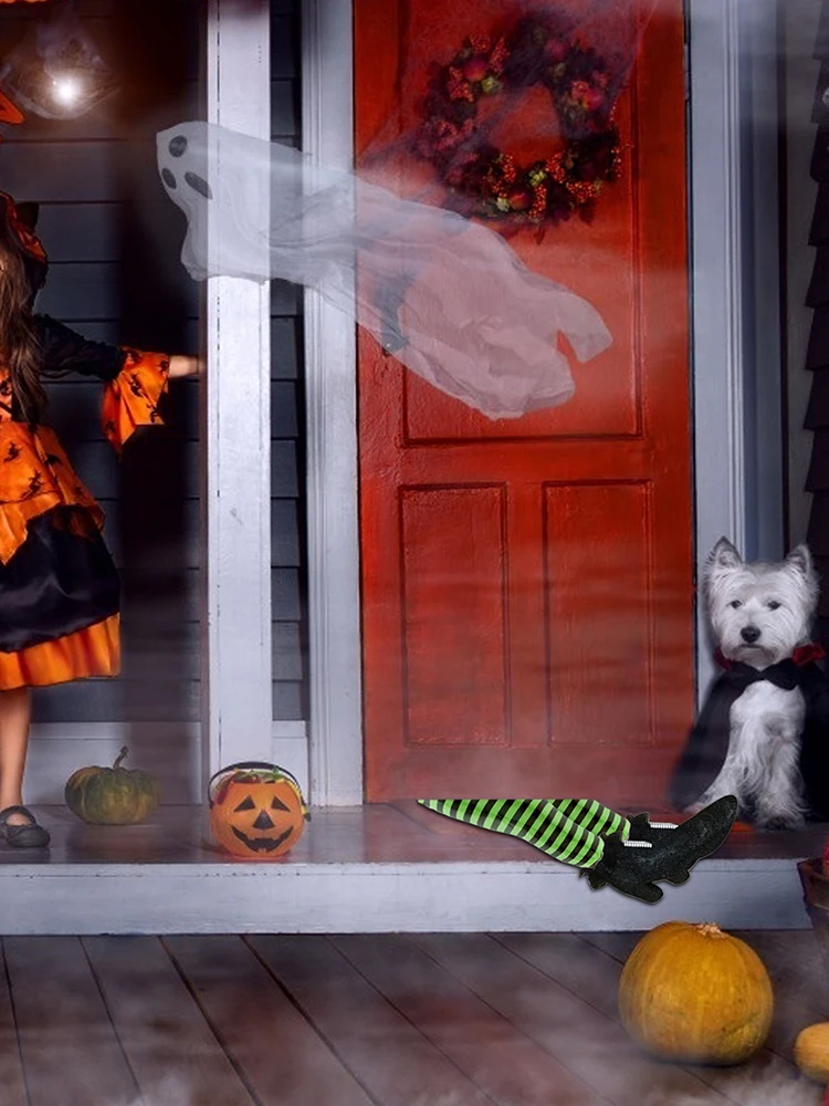 Ботинки со страшными ногами ведьмы декор для Хэллоуина украшение ног двора