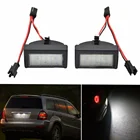 2 шт. для Mercedes Benz ML W164 X164 2004-2012 для Smart Roadster 452 2003-2006 светодиодная подсветка номерного знака Лампа