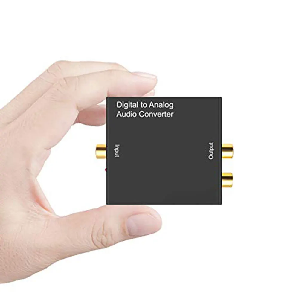 SPDIF Toslink оптический цифровой стерео аудио коаксиальный сигнал в аналоговый конвертер ЦАП Джек 2* усилитель RCA декодер адаптер