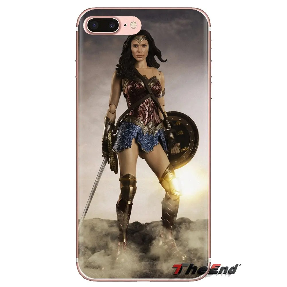 Мягкие прозрачные чехлы в виде ракушки Wonder Woman для Xiao mi 6 A1 Max x 2 5X 6X Red Note 5 5A 4X 4A A4 4 3