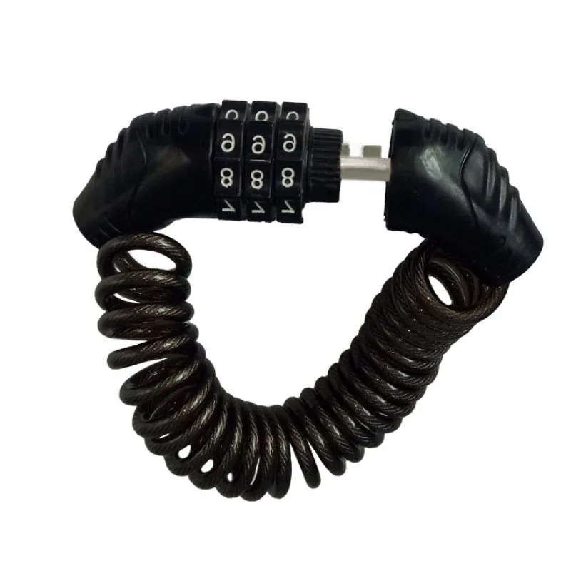 Мотоциклетный шлем замок трос с замком для утолщенный Сталь кабель жесткой