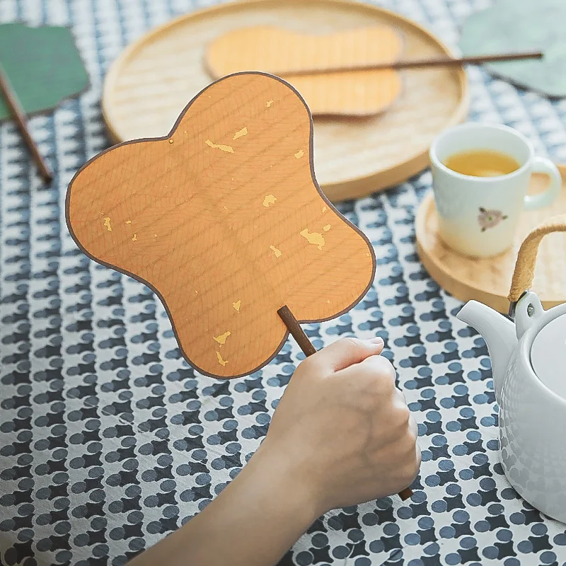 

Рисовая бумага в старинном стиле маленький веер Летняя женская Бегония летающая фея банан круговой веер в японском стиле украшение для дуж...