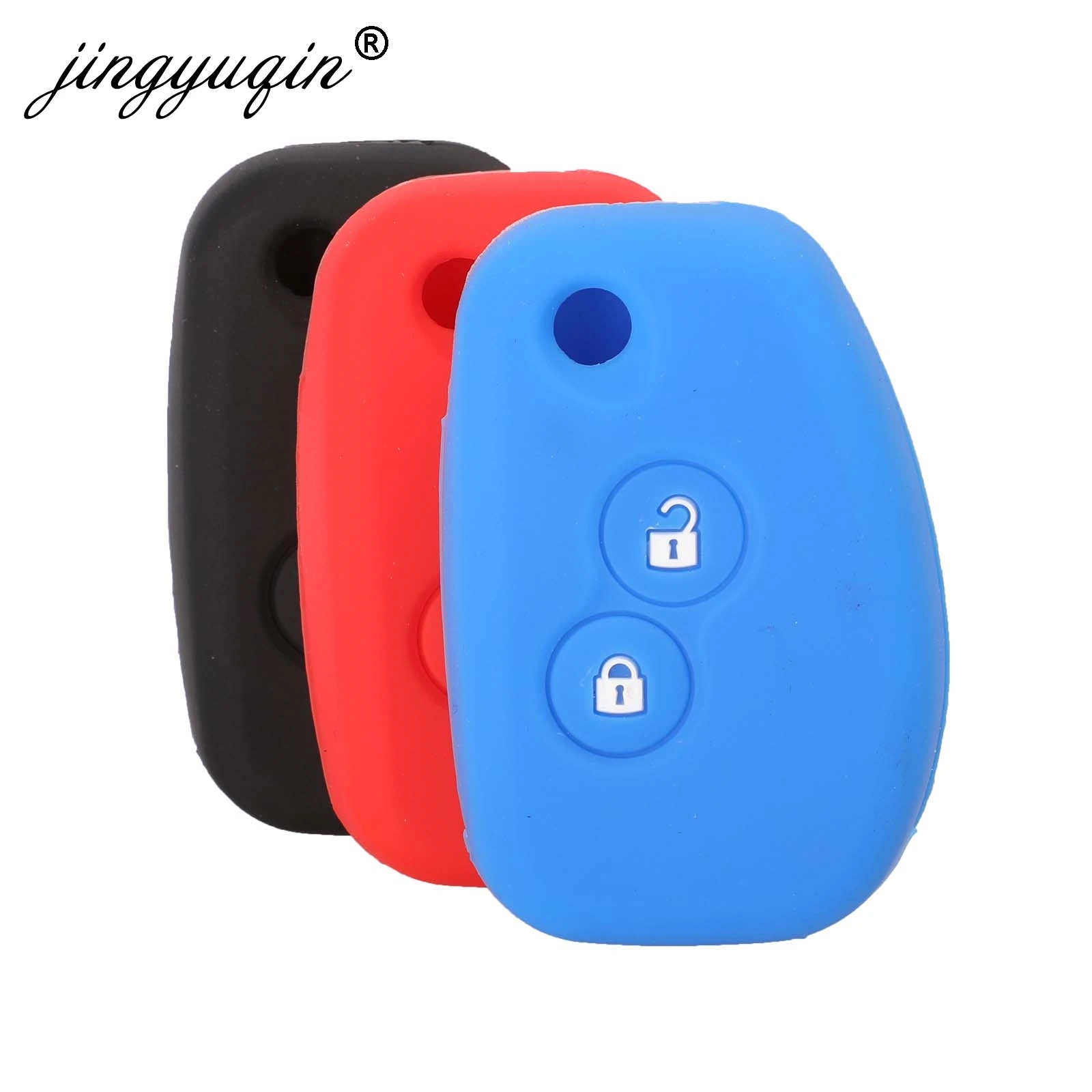 Силиконовый чехол для ключей jingyuqin 30x 2 кнопки Renault Kangoo DACIA Scenic Megane Sandero Captur Twingo