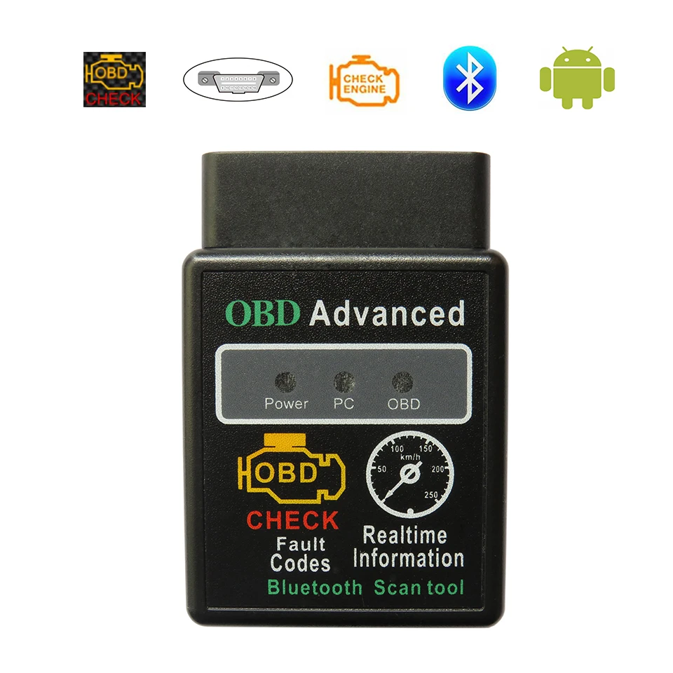 Лучший OBD2 сканер ELM327 Bluetooth V1.5 автомобильный диагностический инструмент Elm 327 V 1 5 OBD
