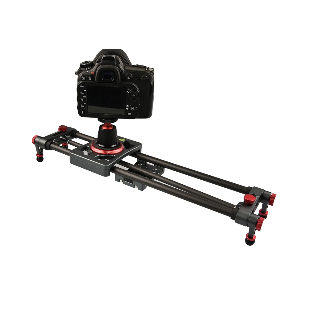 

18 inch Professional Desktop Video Carbon Fiber Camera Slider Track Stabilizer Rail for Filmmake Panning Follow Focus for DSLR