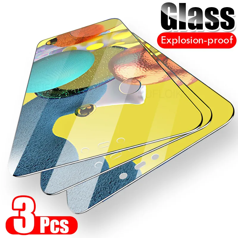 

3Pcs Tempered Glass For Samsung Galaxy A50 A51 A71 A70 A20E A01 A10 A40 Screen Protector For Samsung M30S A30S A80 A90 M10 Glass