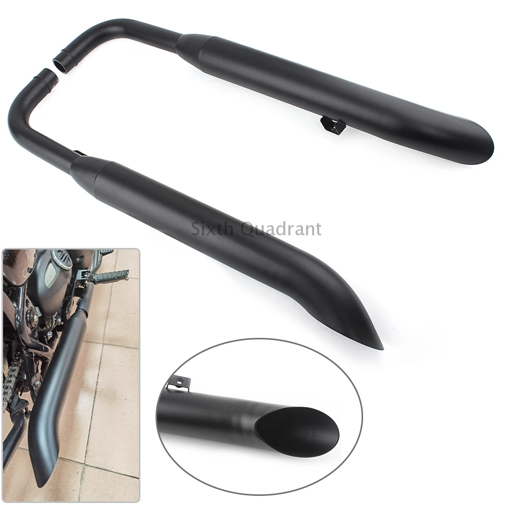 

Brand New Motorcycle pipe exhaust Muffler Stainless steel Matt Black Fits For Triumph Bonnieville Bobber T100 T1200 Modify Parts