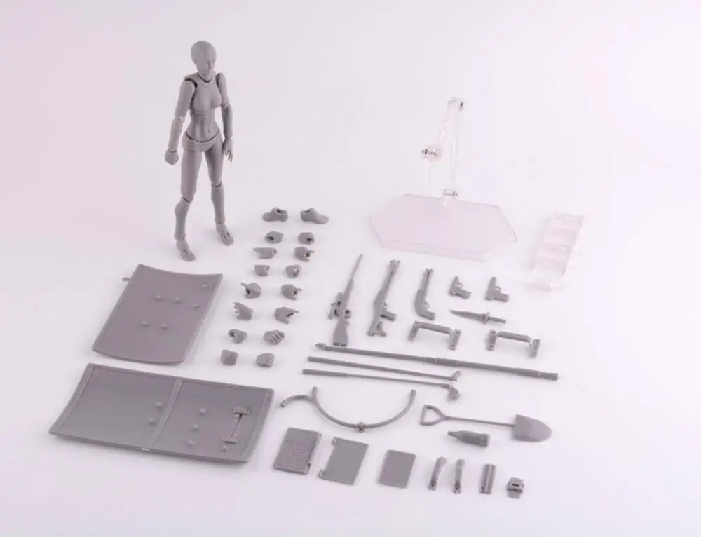 15 см SHF SHFiguarts Body Kun/Body Archetype HE/SHE Ver ПВХ фигурка нарисованная манекен Рисунок Фигурки