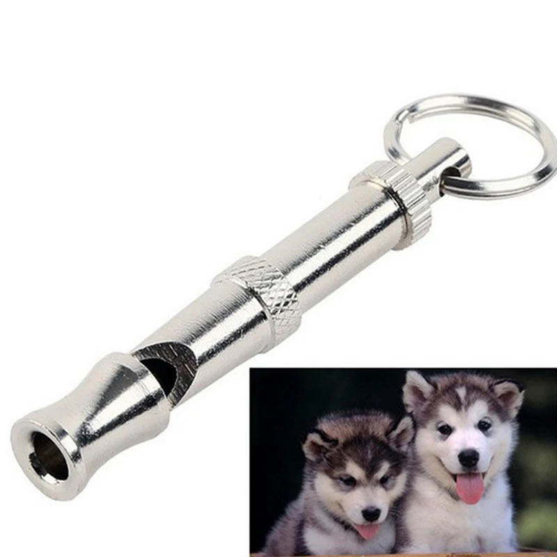 

1 X Puppy Pet Dog Whistle Two-tone Ultrasonic Flute Stop Barking Sound Repeller