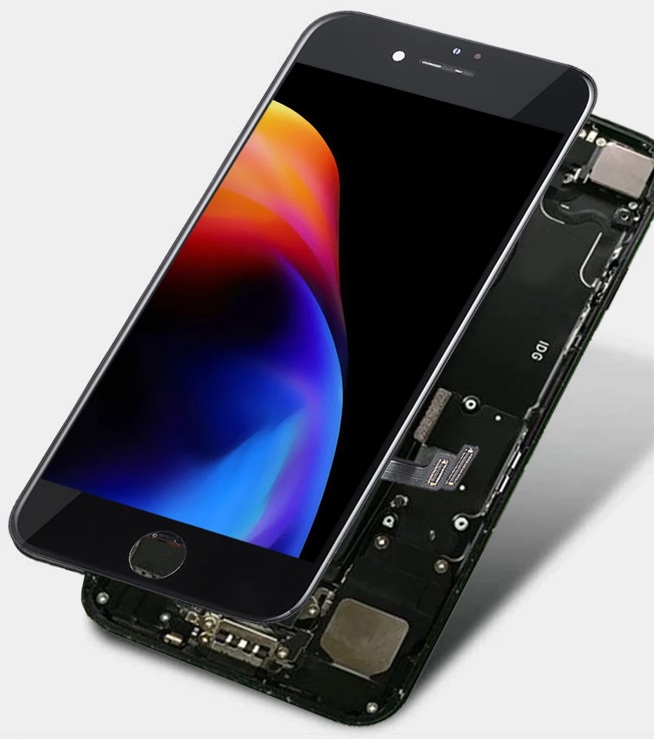 Завершенный ЖК-дисплей для iPhone 7 7 Plus 8 8 Plus Превосходное качество ЖК-экран сборка Замена с фронтальной камерой+ динамик+ подарок