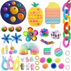 Антистрессовые игрушки, набор антистрессовых игрушек, набор для снятия стресса, рождественский подарок для взрослых и детей, сенсорный Сжимаемый антистресс