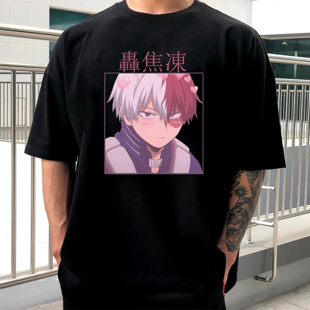 Футболка мужская с забавным рисунком Моя геройская Академия аниме футболка