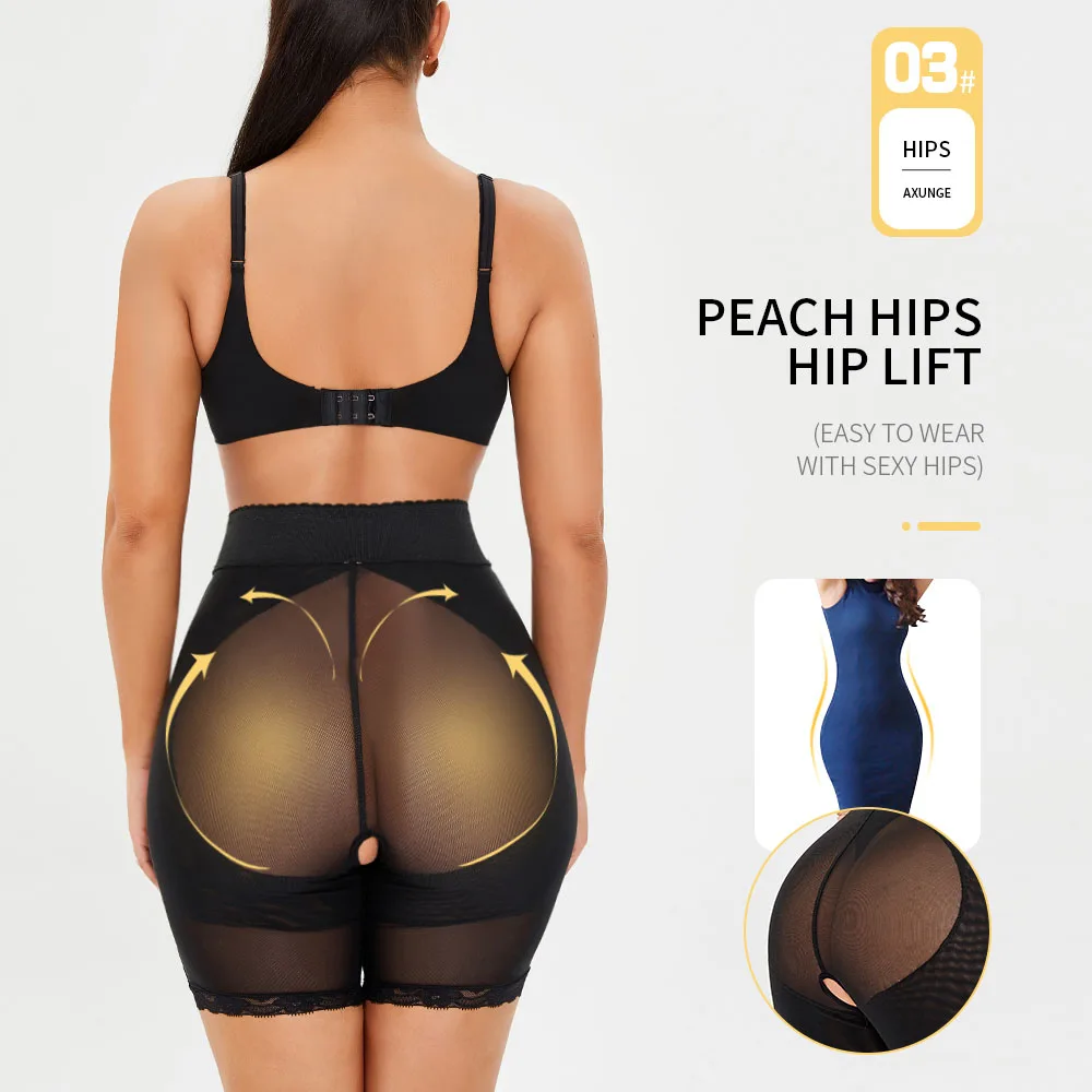 Large Size Ladies' Underwear High Waist Breathable Mesh Butt Lifter  Shaper Work Out Panties Seamless Body Shaper Panty Sexy