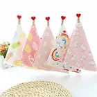 Детские нагрудники треугольные Слюнявчики мультяшное Слюнявчики 100% органический хлопок детские слюнявчики мягкие абсорбирующие для мальчиков