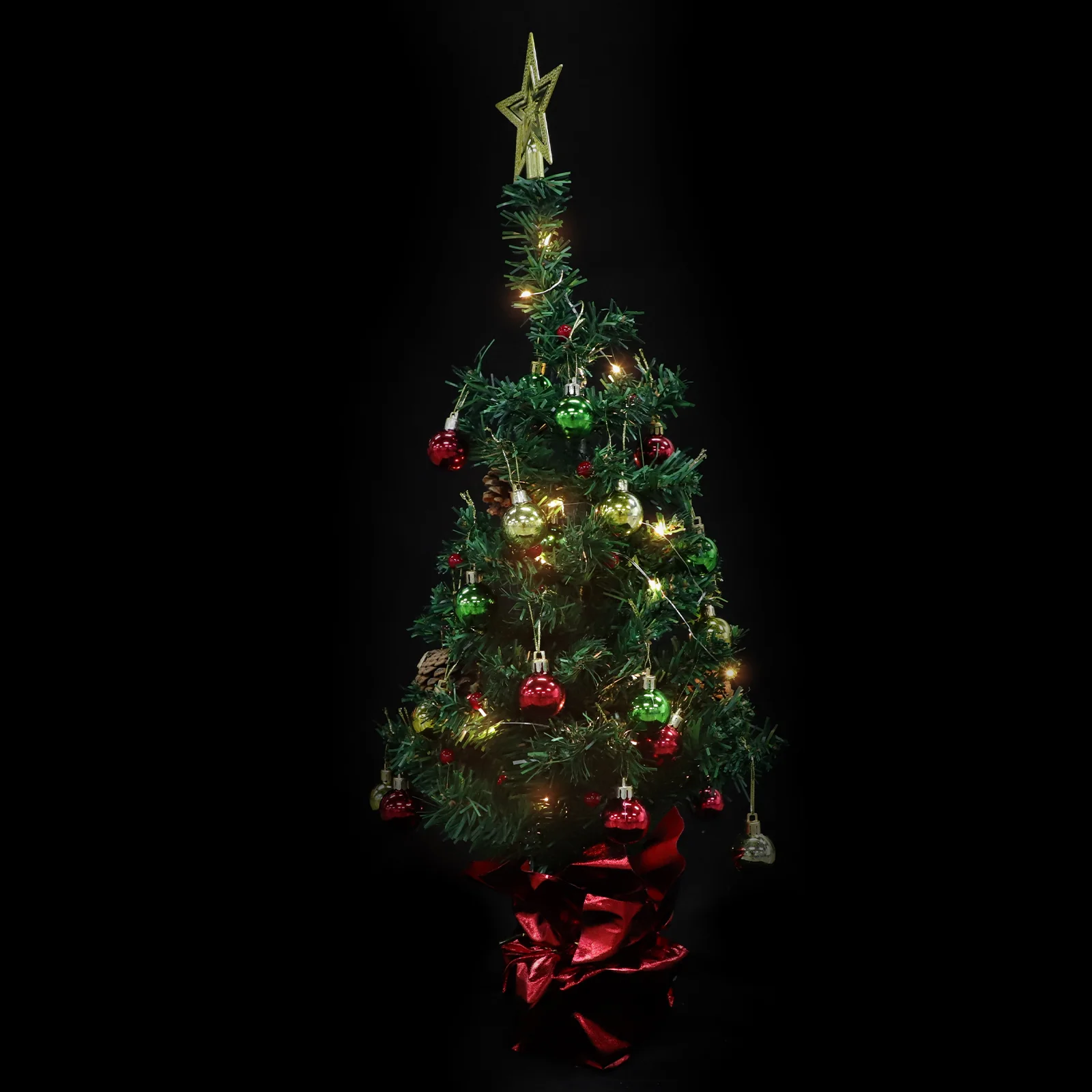 

1 Набор настольная Рождественская елка пластиковая Рождественская елка украшение для вечерние без батареи