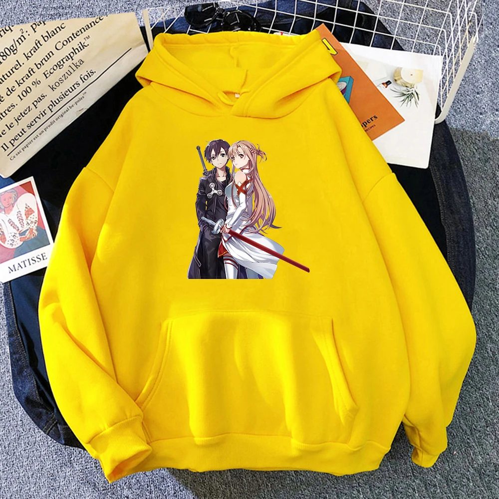 

Sword Art Online Hoodie Women Kawaii Harajuku Oversized Hoodies Female Funny Kawaii Fleece Sweatshirts Pullovers Hoody Clothes