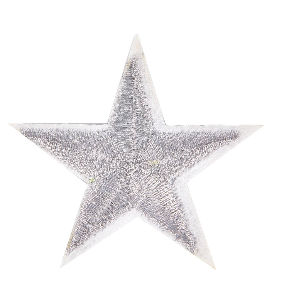 10 шт. вышитые значки со звездами нашивки с утюгом для одежды мультяшная