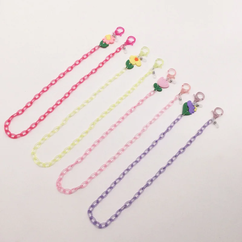 

Fashion Flower Sunglasses Chains for Women Acrylic Charms Eyeglasses Lanyard Necklace Glasses Holder Strap Cord Eyewear Retainer