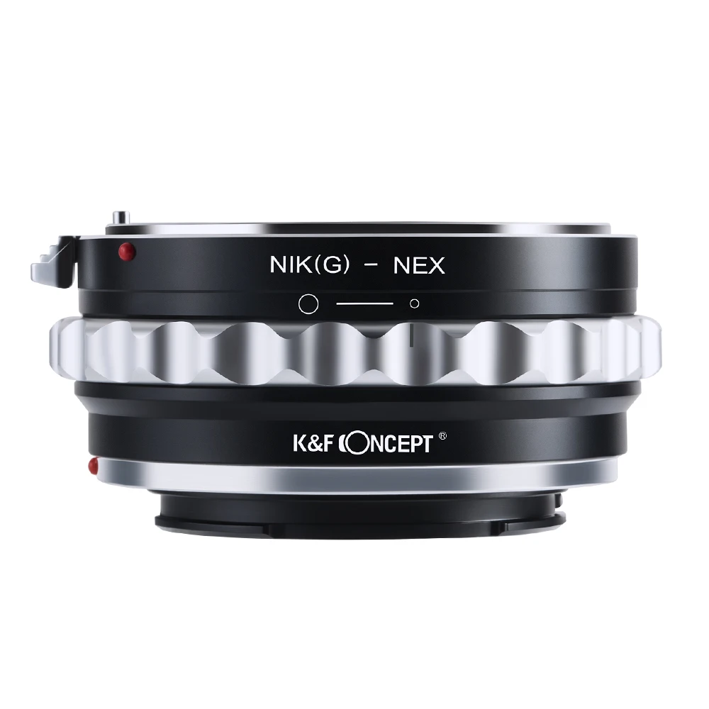 

K&F CONCEPT Lens Mount Adapter for Nikon G to Sony E Adapter for Nikon G AF-S F AIS AI Lens to Sony E-mount NEX Camera Body