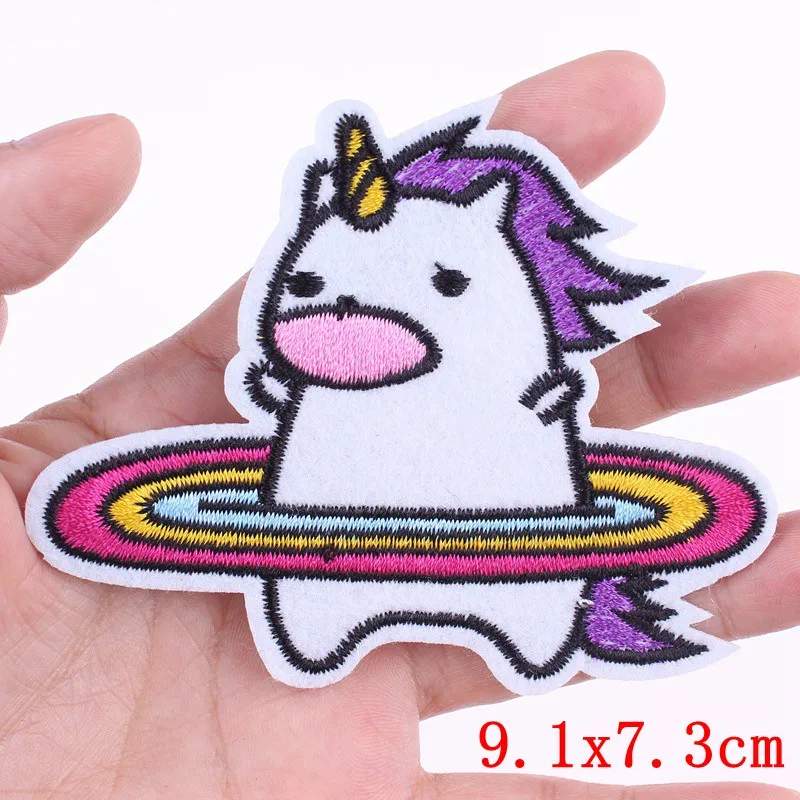 Мультяшная аппликация Prajna милые аниме нашивки для одежды термоклейкие вышитые