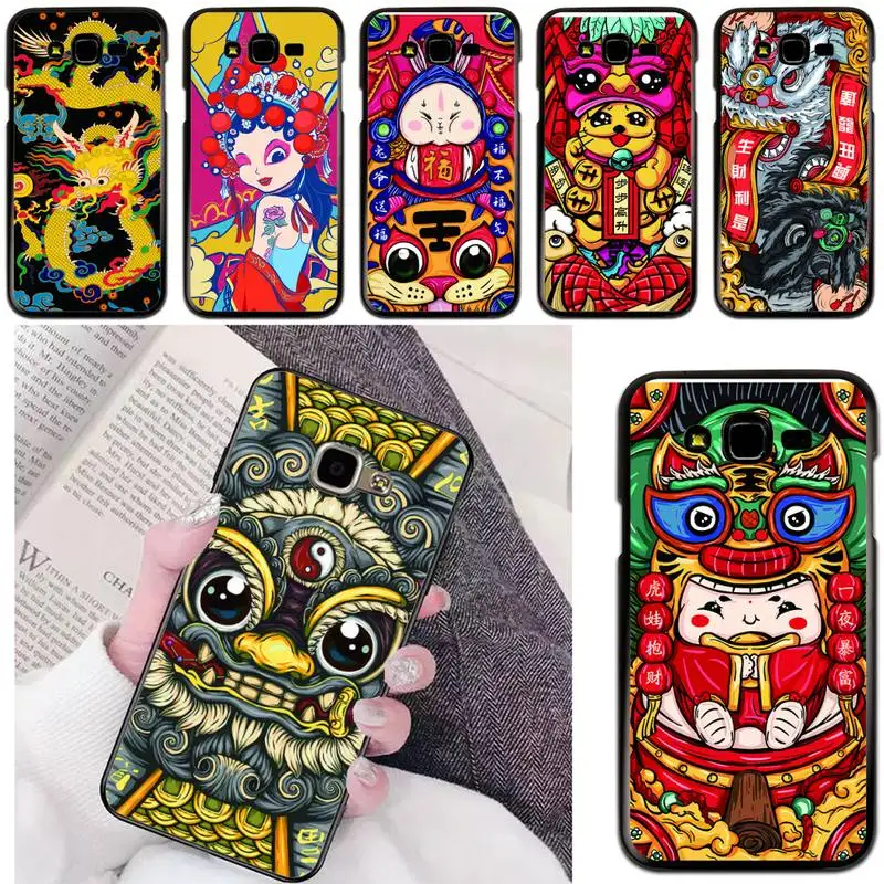 

China National Tide Style Phone Case For Samsung Galaxy J200 J2 Prime J2 Pro J6 2018 J250 J4 Plus J415 J5 Prime J7